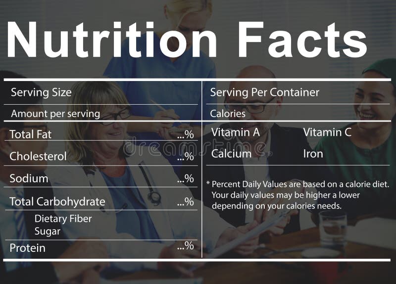 Nutrition Facts Medical Diet Nutritional Concept. Nutrition Facts Medical Diet Nutritional Concept