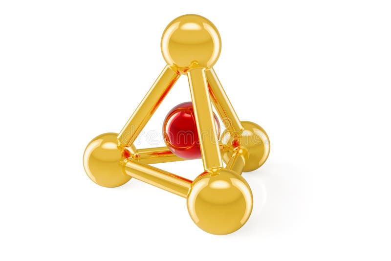 Concepto científico de la tecnología, modelo molecular abstracto 3d arrancan ilustración del vector Concepto científico de la tecnología, modelo molecular abstracto 3d arrancan ilustración del vector