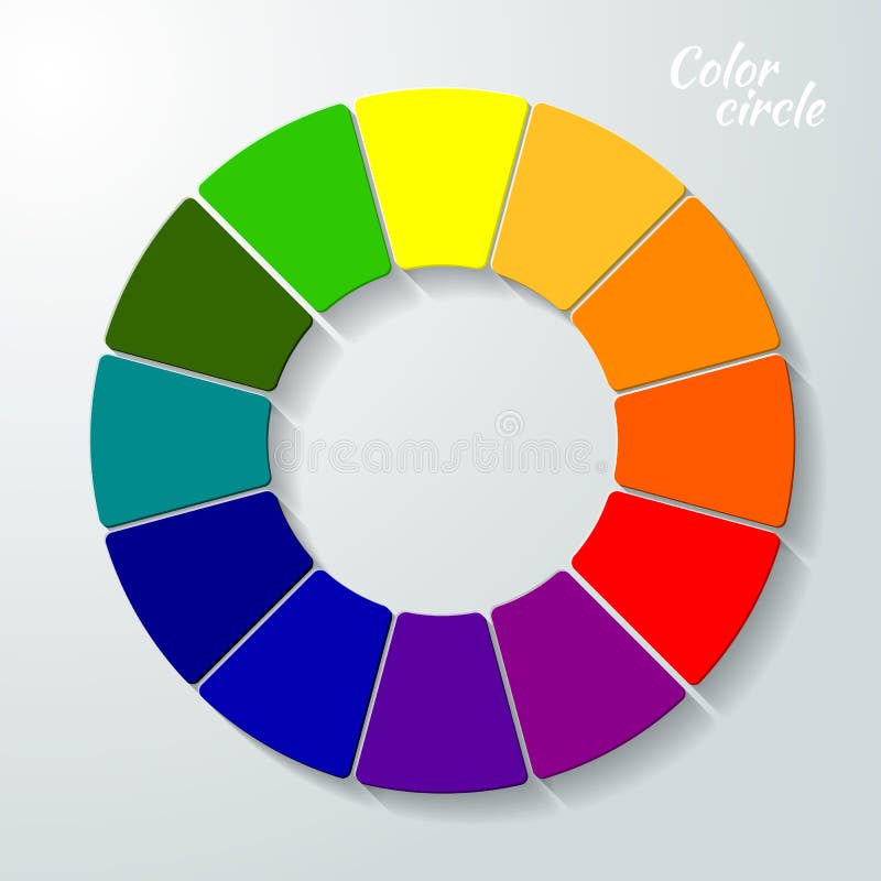 Concepto de rueda de colores libre illustration