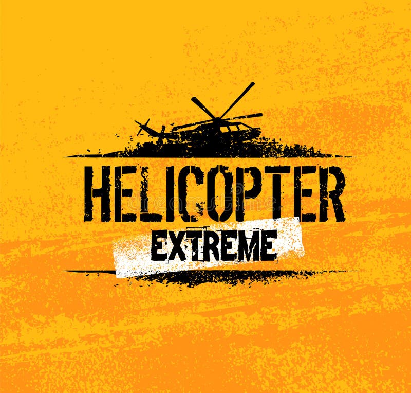Concepto creativo de la bandera del vector del paseo extremo del helicóptero en fondo del Grunge libre illustration Concepto creativo de la bandera del vector del paseo extremo del helicóptero en fondo del Grunge libre illustration