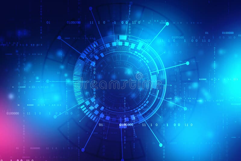 Concepto de alta tecnología de la comunicación del fondo abstracto de la tecnología, fondo futurista de Sci fi fotos de archivo