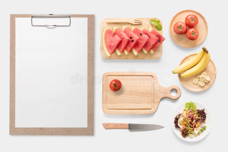 Concepto de diseño de las verduras frescas de la maqueta, de las frutas y del tablero de clip imagen de archivo libre de regalías Concepto de diseño de las verduras frescas de la maqueta, de las frutas y del tablero de clip imagen de archivo libre de regalías