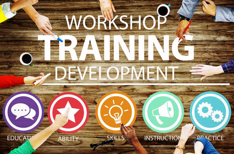 Concepto de enseñanza de la instrucción del desarrollo del entrenamiento del taller