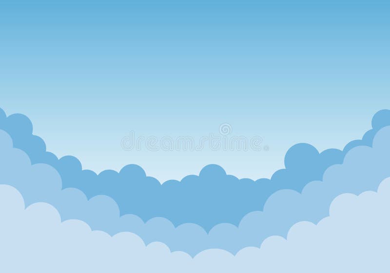 Concepto De Fondo De La Naturaleza Del Cielo Y Las Nubes Para Las Portadas  De Libros De Folletos. Stock de ilustración - Ilustración de nublado,  belleza: 228421827