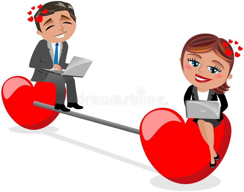 Concepto de la charla del amor libre illustration Concepto de la charla del amor libre illustration
