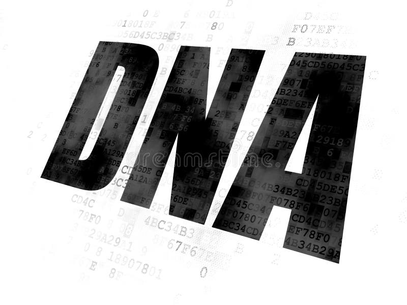 Concepto de la salud: DNA en el fondo de Digitaces libre illustration Concepto de la salud: DNA en el fondo de Digitaces libre illustration