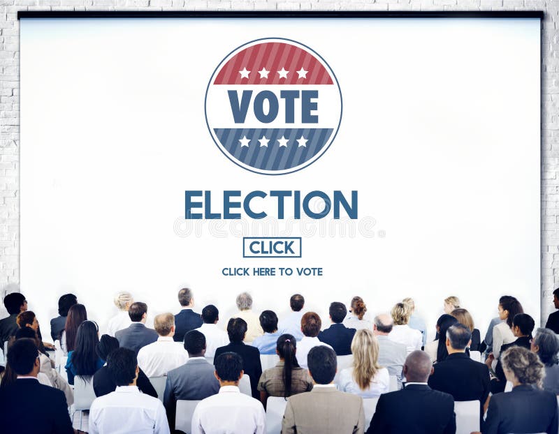 Concepto de votación bien escogido del gobierno del voto de la elección fotografía de archivo Concepto de votación bien escogido del gobierno del voto de la elección fotografía de archivo