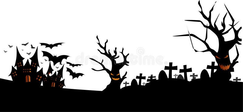 Concepto de Víspera de Todos los Santos fondo de los árboles y del cementerio viejos fantasmagóricos de los castillos Rebecca 36 libre illustration Concepto de Víspera de Todos los Santos fondo de los árboles y del cementerio viejos fantasmagóricos de los castillos Rebecca 36 libre illustration