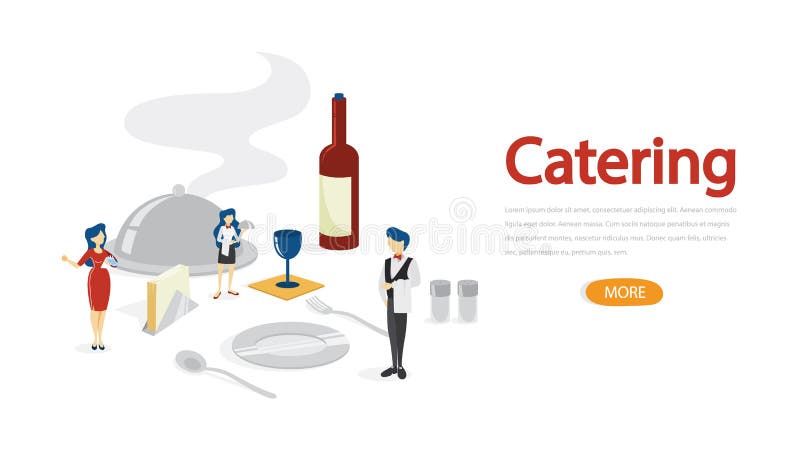 Concepto del abastecimiento Idea de la alimentación en el hotel ilustración del vector Concepto del abastecimiento Idea de la alimentación en el hotel ilustración del vector