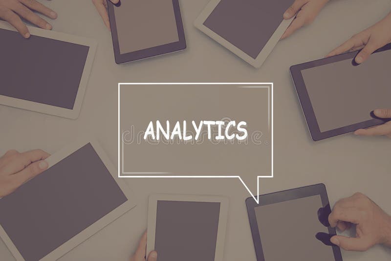 Concepto del negocio del CONCEPTO del ANALYTICS imagen de archivo libre de regalías Concepto del negocio del CONCEPTO del ANALYTICS imagen de archivo libre de regalías