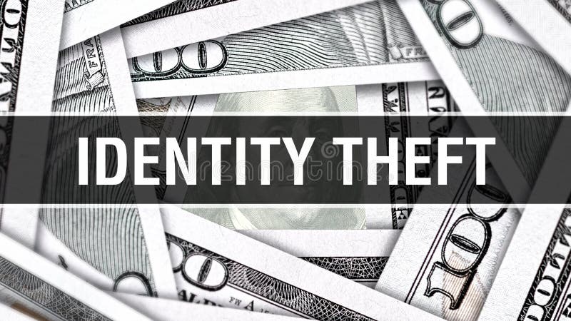 Concepto del primer del hurto de identidad Dólares americanos de dinero del efectivo, representación 3D Hurto de identidad en el ilustración del vector Concepto del primer del hurto de identidad Dólares americanos de dinero del efectivo, representación 3D Hurto de identidad en el ilustración del vector