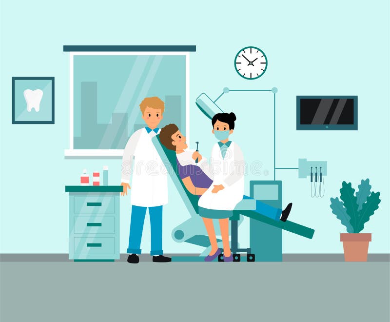Concepto Dental De Medicina Joven Doctora, Asistente Y Paciente En Silla De Dentista Ilustración del Vector - Ilustración de sano, diente: 161023493 Concepto Dental De Medicina Joven Doctora, Asistente Y Paciente En Silla De Dentista Ilustración del Vector - Ilustración de sano, diente: 161023493