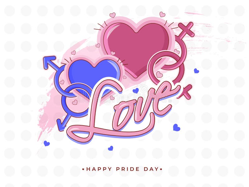 Concepto feliz de Pride Day para la comunidad de LGBTQ con los pares del homosexual y lesbiana ilustración del vector Concepto feliz de Pride Day para la comunidad de LGBTQ con los pares del homosexual y lesbiana ilustración del vector