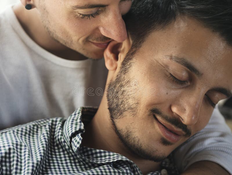 Concepto gay del hogar del amor de los pares fotografía de archivo libre de regalías Concepto gay del hogar del amor de los pares fotografía de archivo libre de regalías
