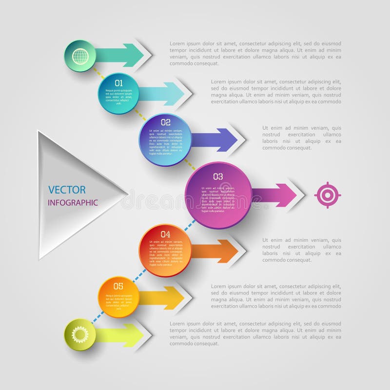 Concepto infographic geométrico libre illustration Concepto infographic geométrico libre illustration