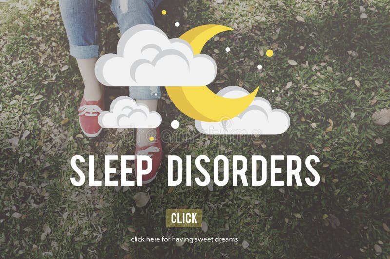 Sleep Disorder Disturbed Insomnia Depression Concept. Sleep Disorder Disturbed Insomnia Depression Concept