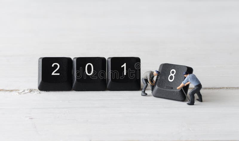 2018 conceptos del Año Nuevo fotografía de archivo libre de regalías 2018 conceptos del Año Nuevo fotografía de archivo libre de regalías
