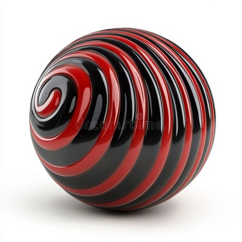 Concepts of Cocktail Bartending Techniques. AI-driven Healthcare Cybersecurity. A 3D Futuristic Circular Design in Red royalty free stock photos