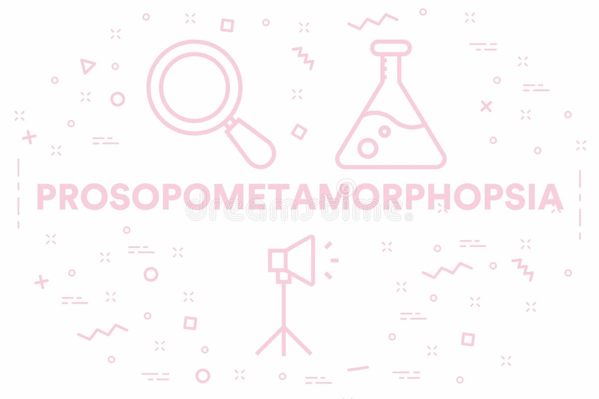 Prosopometamorphopsia Stock Illustrations 1 Prosopometamorphopsia