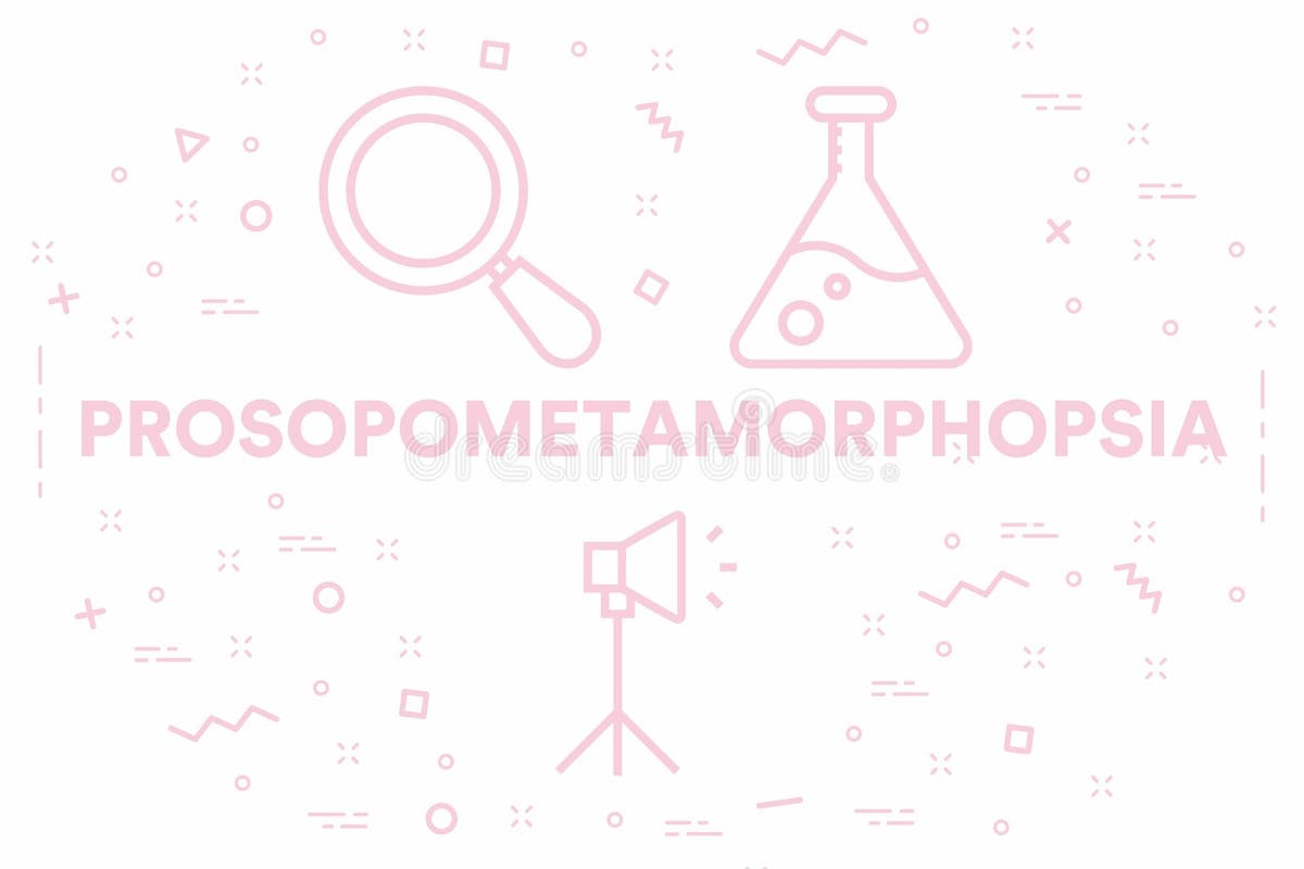 Prosopometamorphopsia Stock Illustrations 1 Prosopometamorphopsia