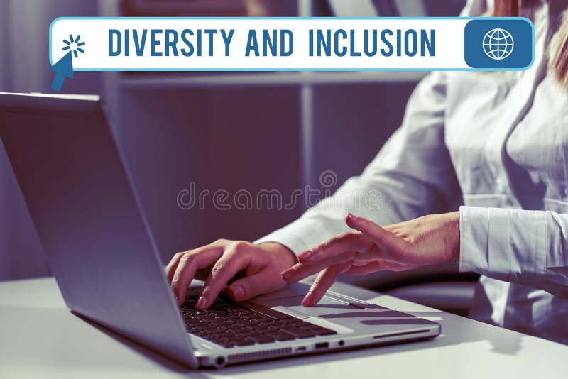 Conceptual Caption Diversity And Inclusion Business Approach Range Human Difference Includes