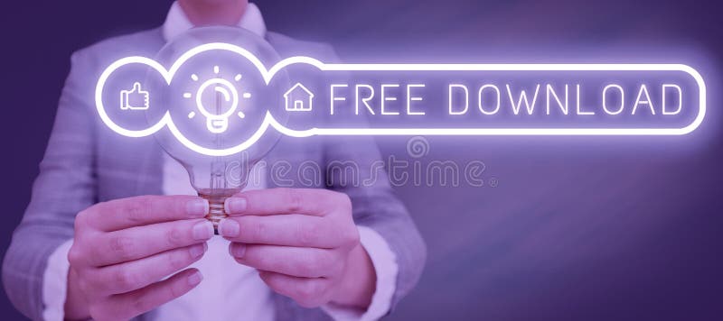 Conceptual caption Free Download. Word Written on Key in Transfigure Initialize Freebies Wireless Images Woman Holding A stock illustration