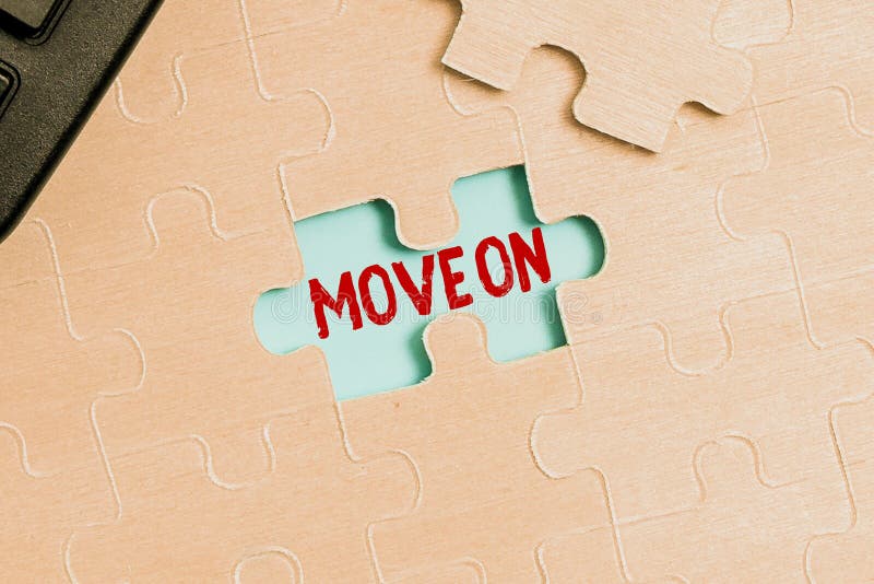 Conceptual caption Move On. Business showcase to leave the place where you are staying and go somewhere else Building An royalty free stock images