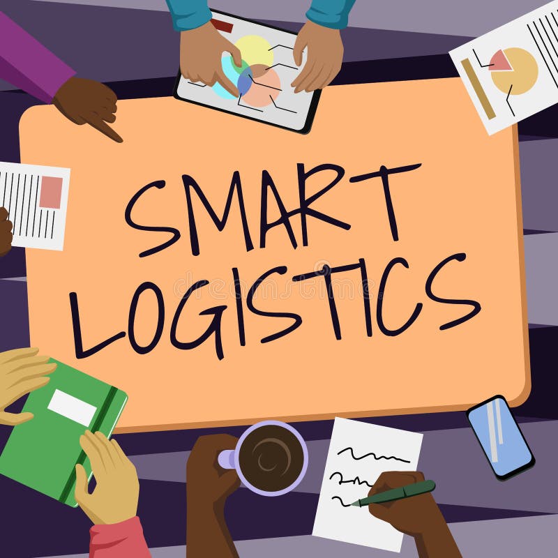 Conceptual Caption Smart Logistics. Business Approach Integration of