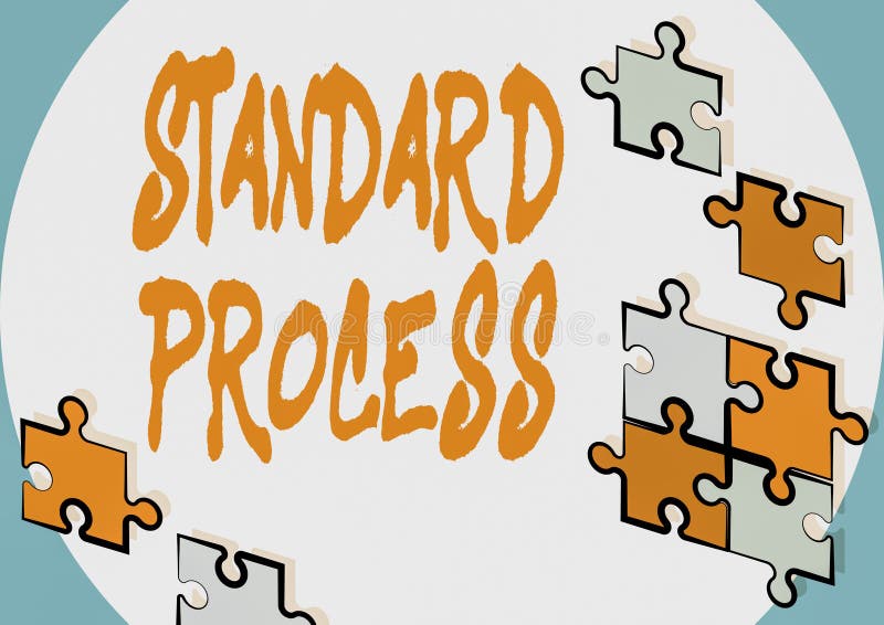 Conceptual Caption Standard Process. Business Showcase Rules Made To Be