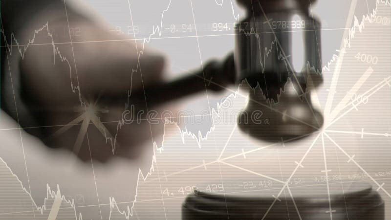 Conceptual digital animation showing business graph stock footage