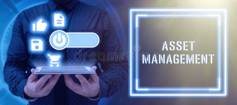 Writing displaying text Asset Managementsystematic process of operating and disposing of assets. Business concept. Conceptual display Asset Managementsystematic process of operating and disposing of assets, Word Written on systematic process of operating and disposing of assets