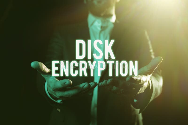 Writing Displaying Text Disk Encryption. Concept the Security
