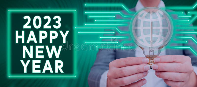 Conceptual Display 2023 Happy New Year. Business Approach Celebration