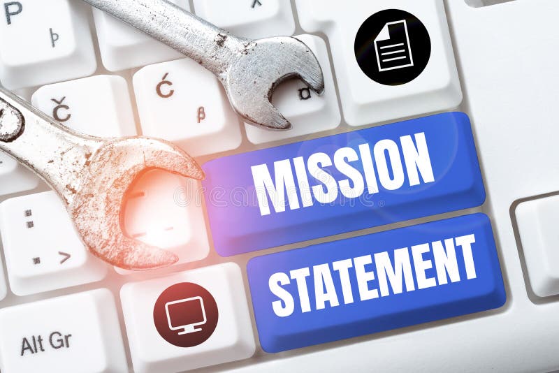 Conceptual Display Mission Statement. Business Idea Formal Summary of