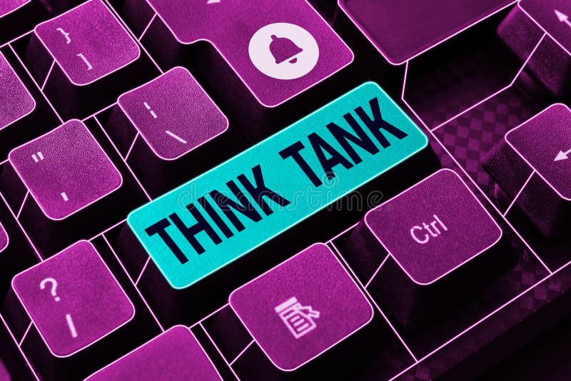 Conceptual display Think Tank. Business concept Thinking of Innovative Valuable Solutions Successful Ideas stock photos