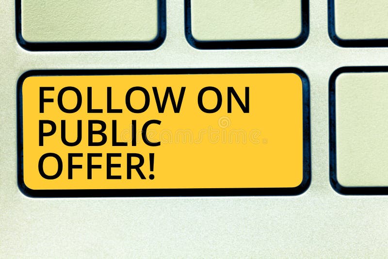 Initial offer Initial offer