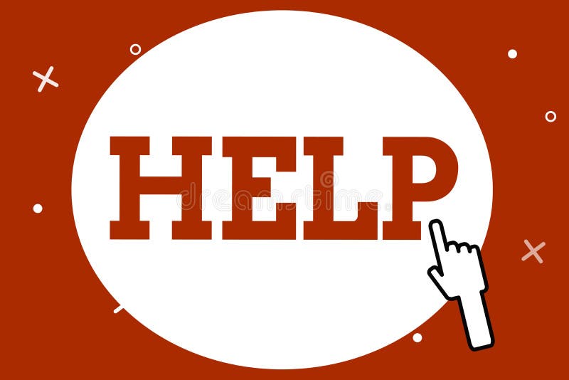 Conceptual hand writing showing Help. Business photo showcasing The action of helping someone to do something Improve a royalty free illustration
