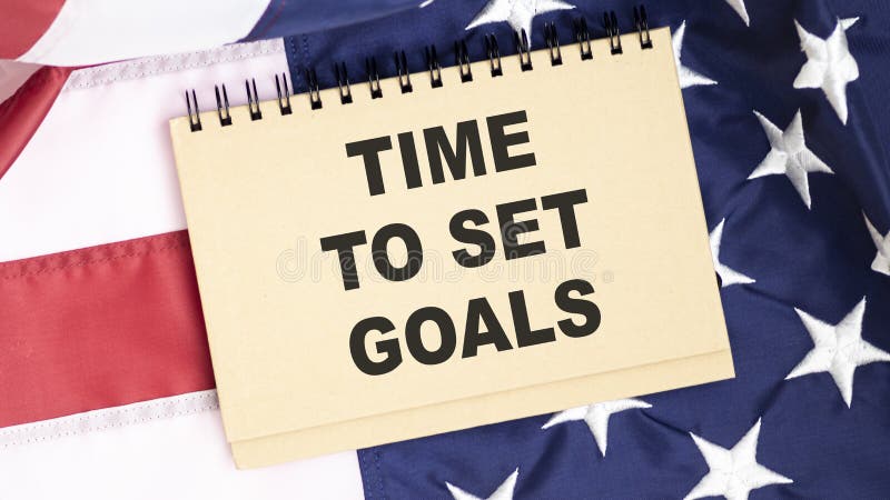 Conceptual hand writing showing Set Smart Goals. royalty free stock photo