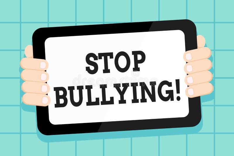 Conceptual Hand Writing Showing Stop Bullying. Business Photo ...