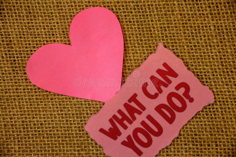 Conceptual hand writing showing What Can You Do Question. Business photo text Service Determination Purpose Worth Contemplation Te royalty free stock images Conceptual hand writing showing What Can You Do Question. Business photo text Service Determination Purpose Worth Contemplation Te royalty free stock images