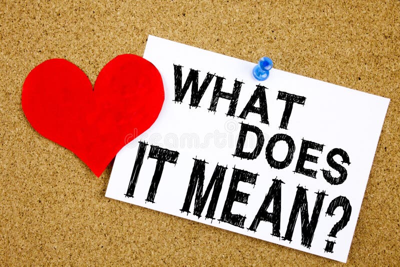 Conceptual Hand Writing Text Caption Inspiration Showing Question What