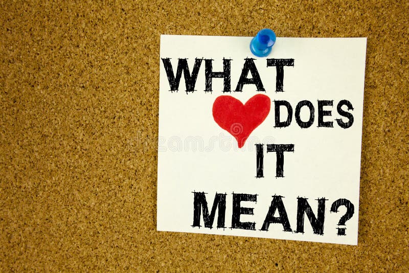 Conceptual Hand Writing Text Caption Inspiration Showing Question What