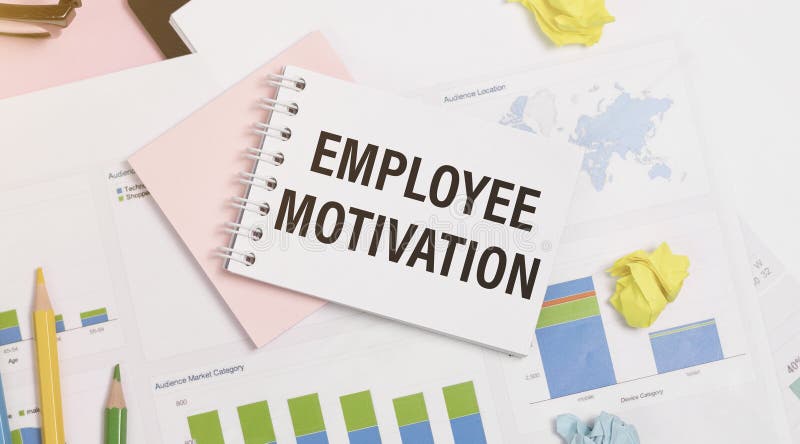 Conceptual hand written text showing employee stock images