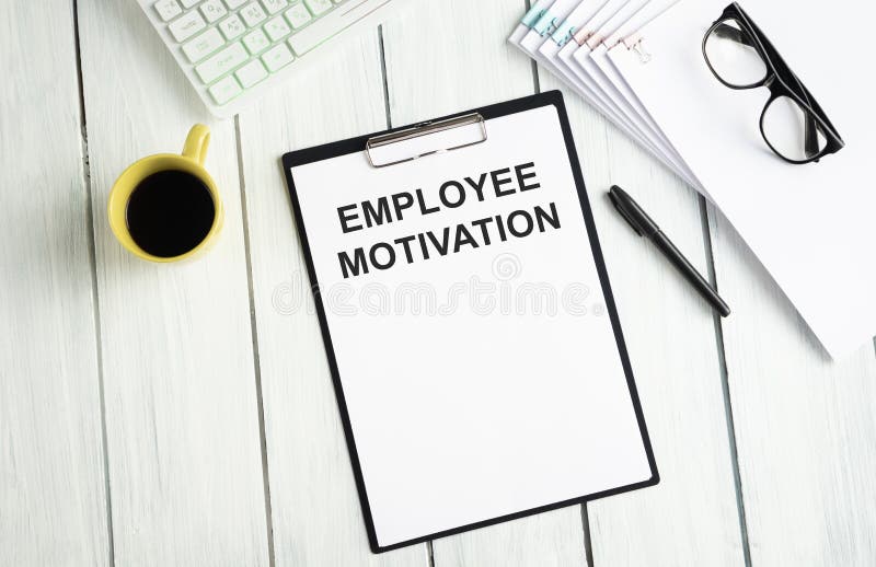 Conceptual hand written text showing employee stock photos