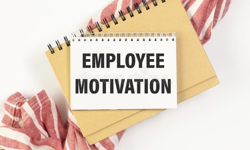 Written text showing employee motivation royalty free stock photo