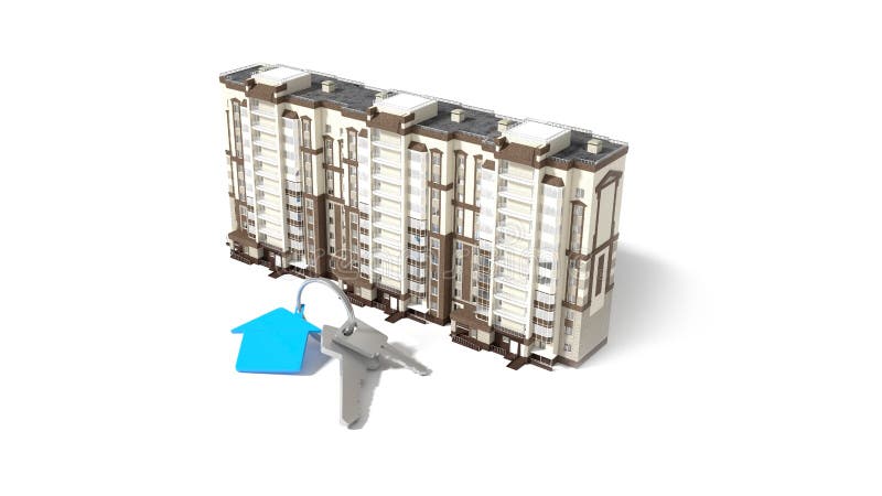 Conceptual image house stock illustration