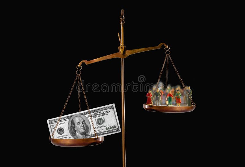 https://thumbs.dreamstime.com/b/conceptual-image-price-human-life-us-dollar-bill-outweighs-people-mechanical-weighing-scale-conceptual-image-price-205451409.jpg