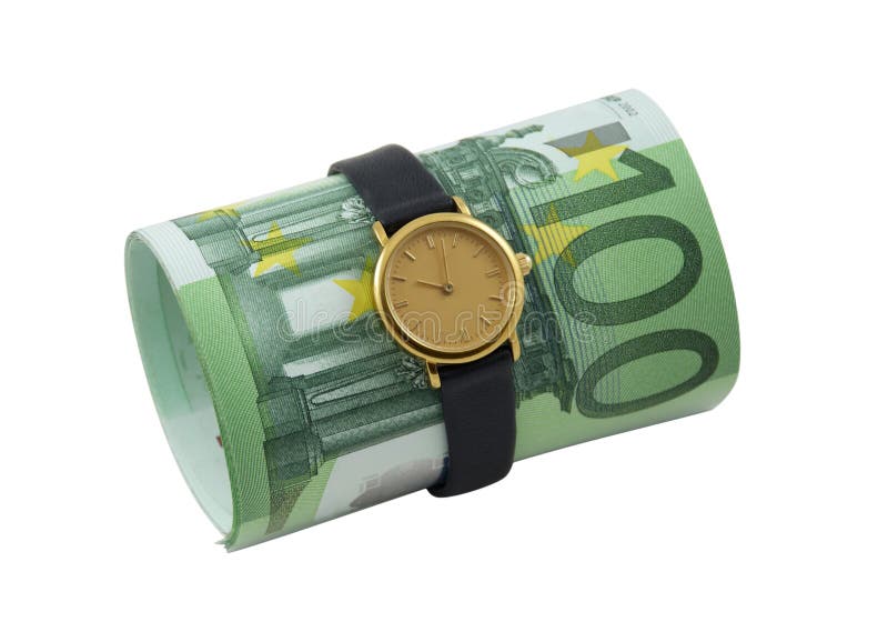 Conceptual photo - time is money