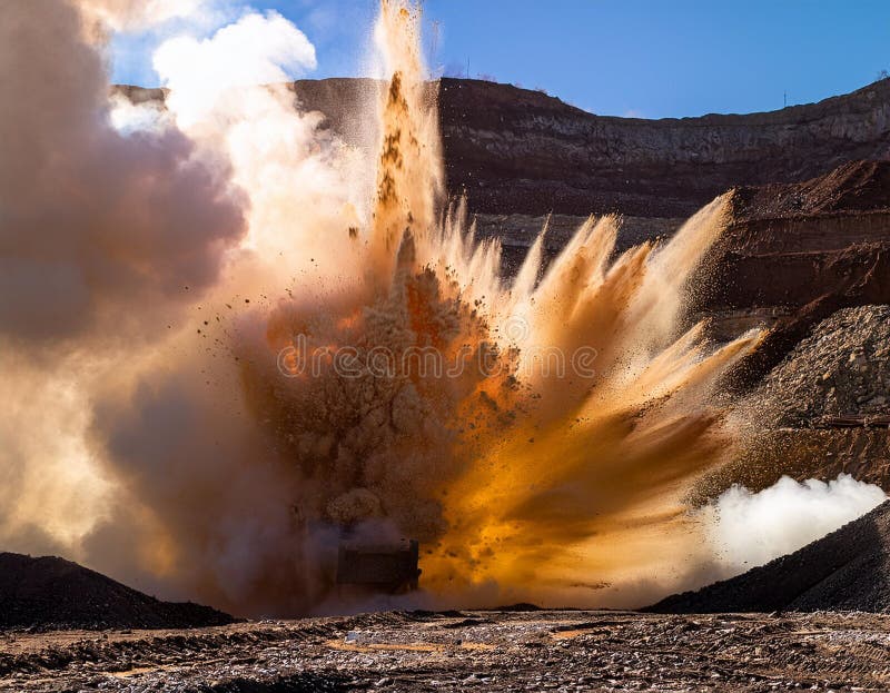 A conceptual visualization of mining data flow as streams stock illustration