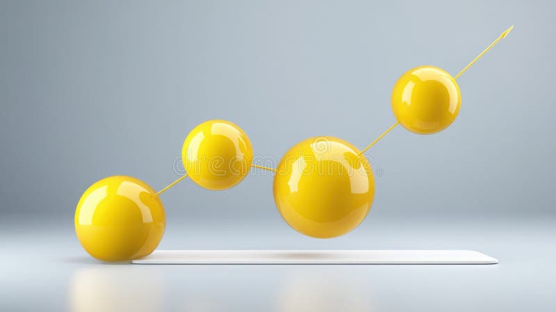 Conceptul de pictogramă interactivă de grafic cu pantă de reacție bounce sincronizată blockchain pentru vizualizarea și analiza îm royalty free illustration
